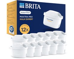 BRITA waterfilterpatroon MAXTRA PRO Kalk Expert - 12 stuks - Originele waterfilter voor alle BRITA kannen voor bescherming van apparaten bij hard water - filtert o.a. kalk, onzuiverheden, chloor en metalen