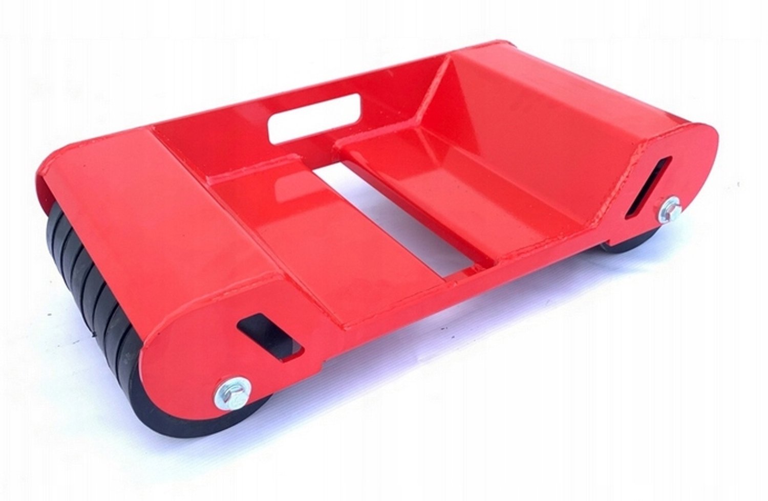 Merkloos Werkplaatswagen Wielklem Rood 2200kg voor Voertuigtransport
