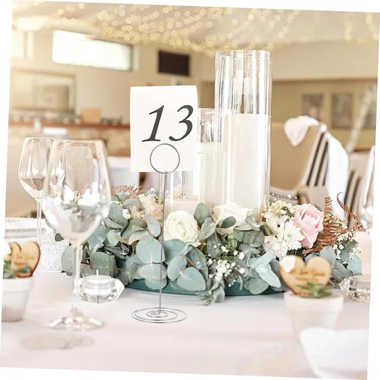 36stuks Tafelnummer Houder Menu Clip Stabiele Foto Display Klemmen Voor Bruiloften Feestjes Duurzame Betrouwbare Plaatshouders Voor Kaarten Foto — afbeelding 4