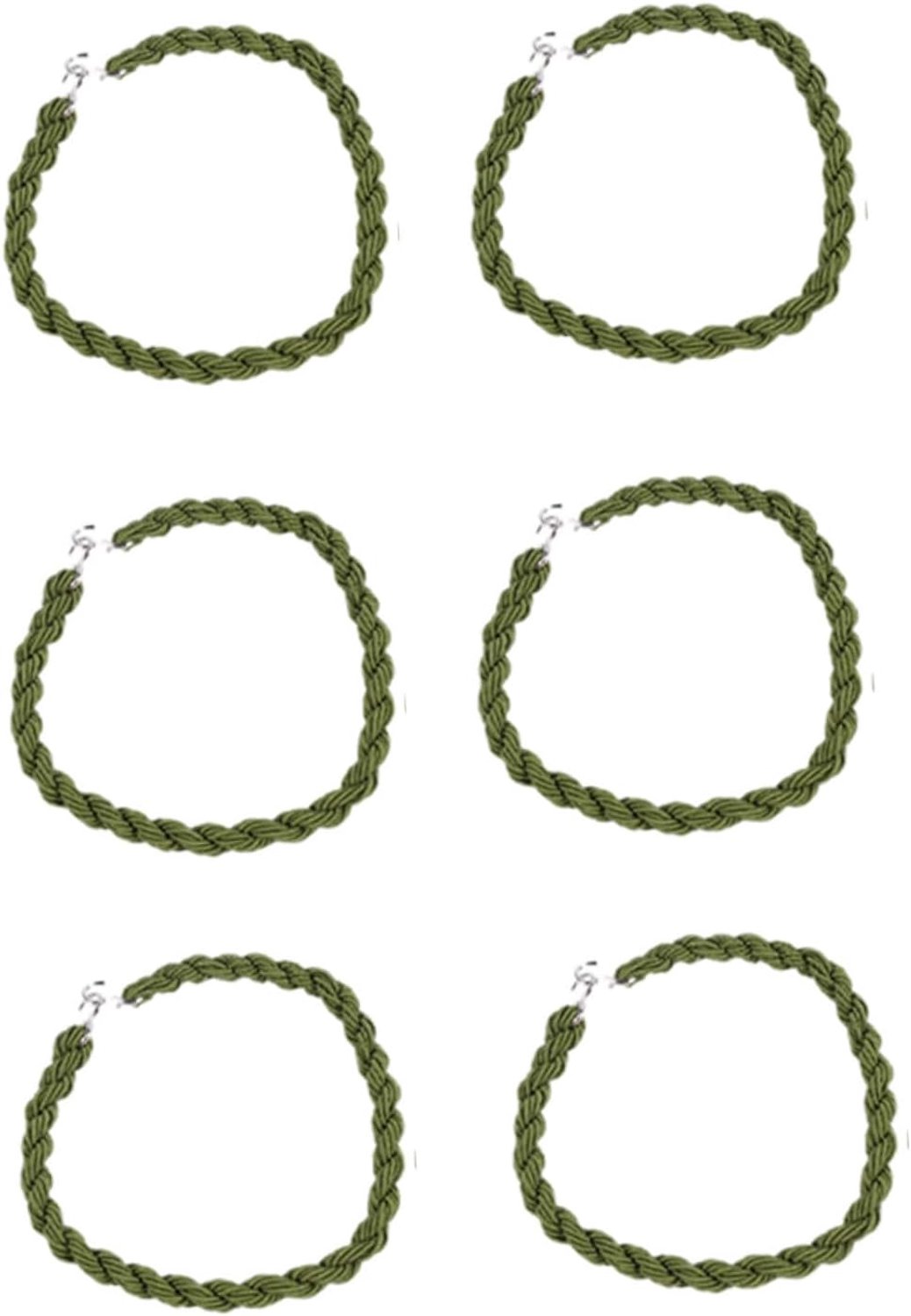 Happyyami 3paar Outdoor Leggings Touw Elastische Band Voor Camping Fietsen Groene Bundels Voor Broekbevestiging Voor Avontuurlijke Activiteiten