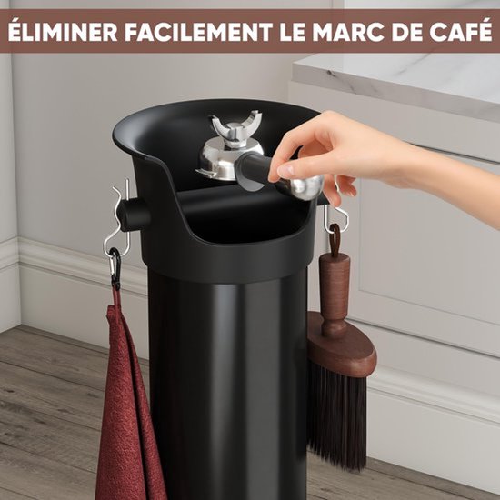 Commerciële koffieclok opvangbak, koffieset klopbox — afbeelding 4