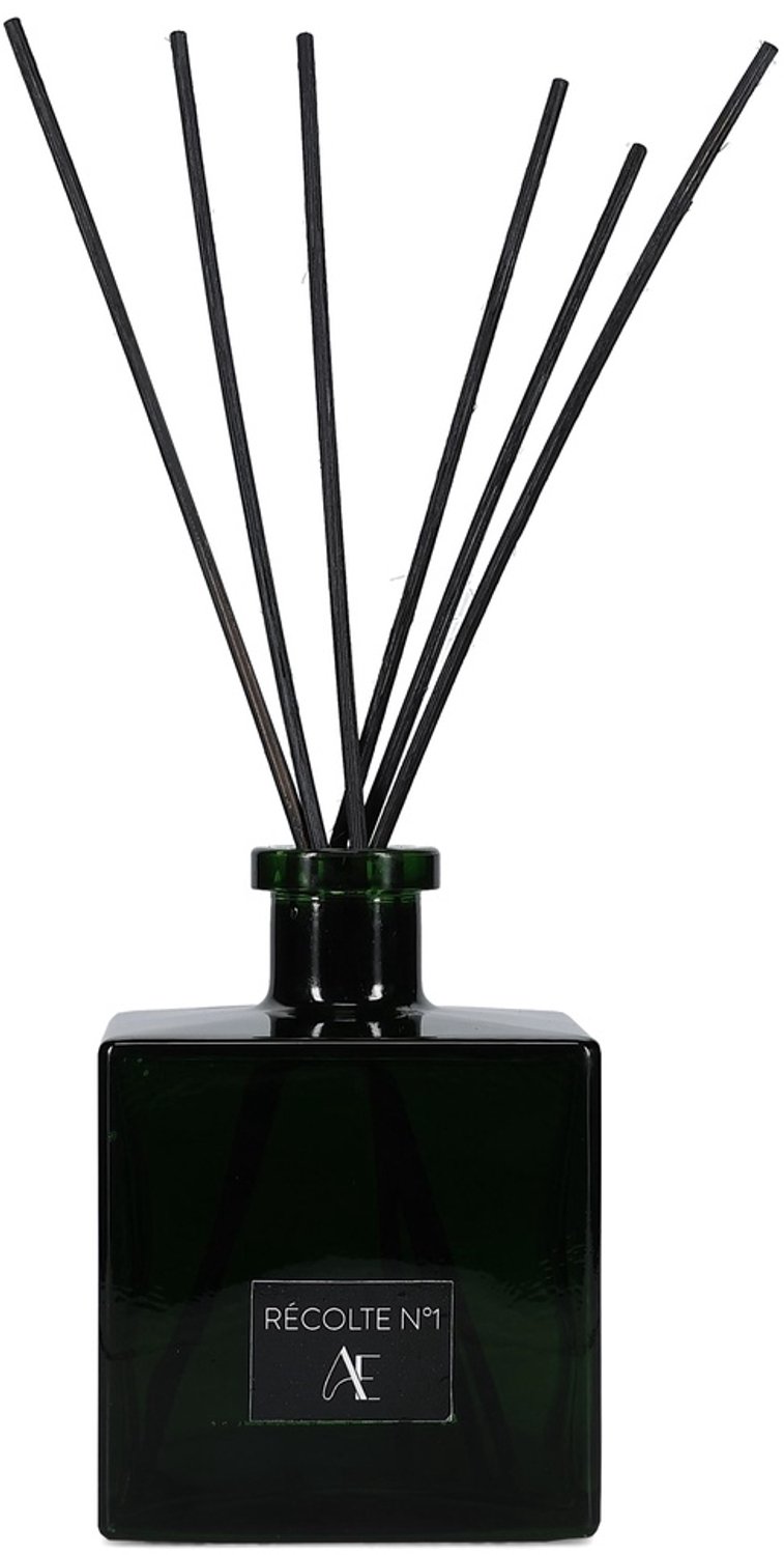 Fameilleur geurstokjes 500ml Récolte N°1 - huisparfum met diffuser, voor woonkamer, hal, badkamer en slaapkamer, servies voor thuis, restaurant en horeca, mooi als cadeau