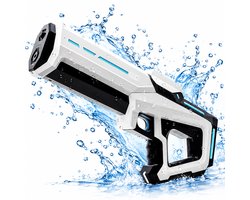 Pumpify Waterpistool – Buitenspeelgoed – Elektrisch Waterpistool – Super Soaker – Waterspeelgoed – Met Flits Bij Ieder Schot – Watergeweer – Speelgoed – 4 Jaar – 5 Jaar – 6 jaar – 7 jaar – 8 jaar – Glock – Waterblaster – Modern Wit