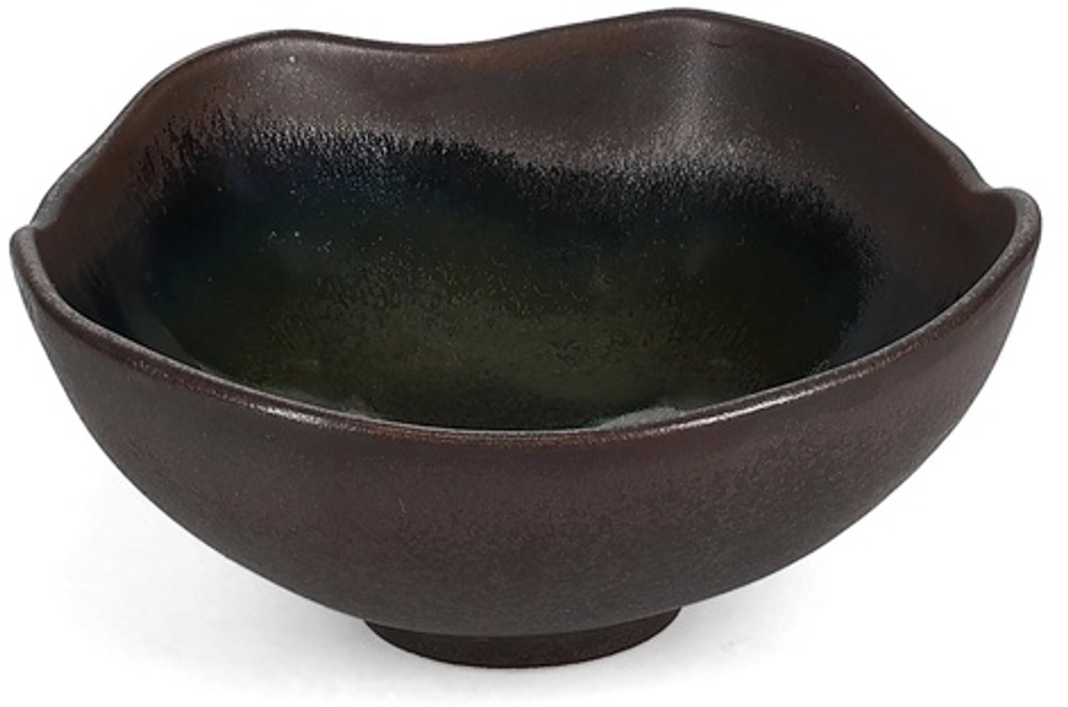 Fameilleur kom 14,5xH6,5cm abyss Rocha set van 2 - porseleinen serveerkom en schaaltje, voor ontbijt, muesli, soep, dessert, snacks en bijgerechten, vaatwasser- en magnetronbestendig, voedselveilig, servies voor thuis, restaurant en horeca
