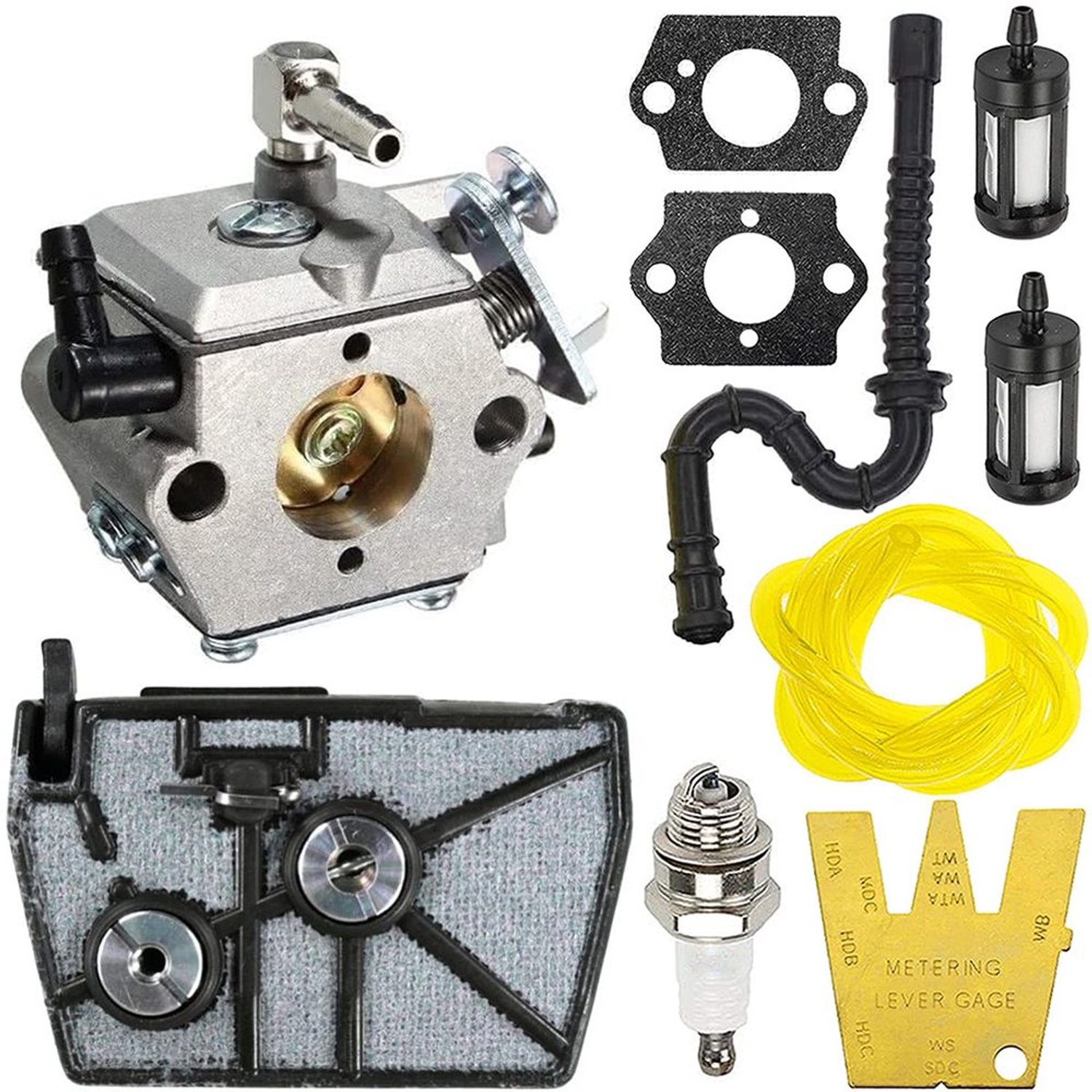Carburateur Vervanging - Voor Stihl 028 028AV 028 AV - Inclusief Luchtfilter - Hoogwaardige Repower Kit - Geschikt voor Kettingzagen - Co...