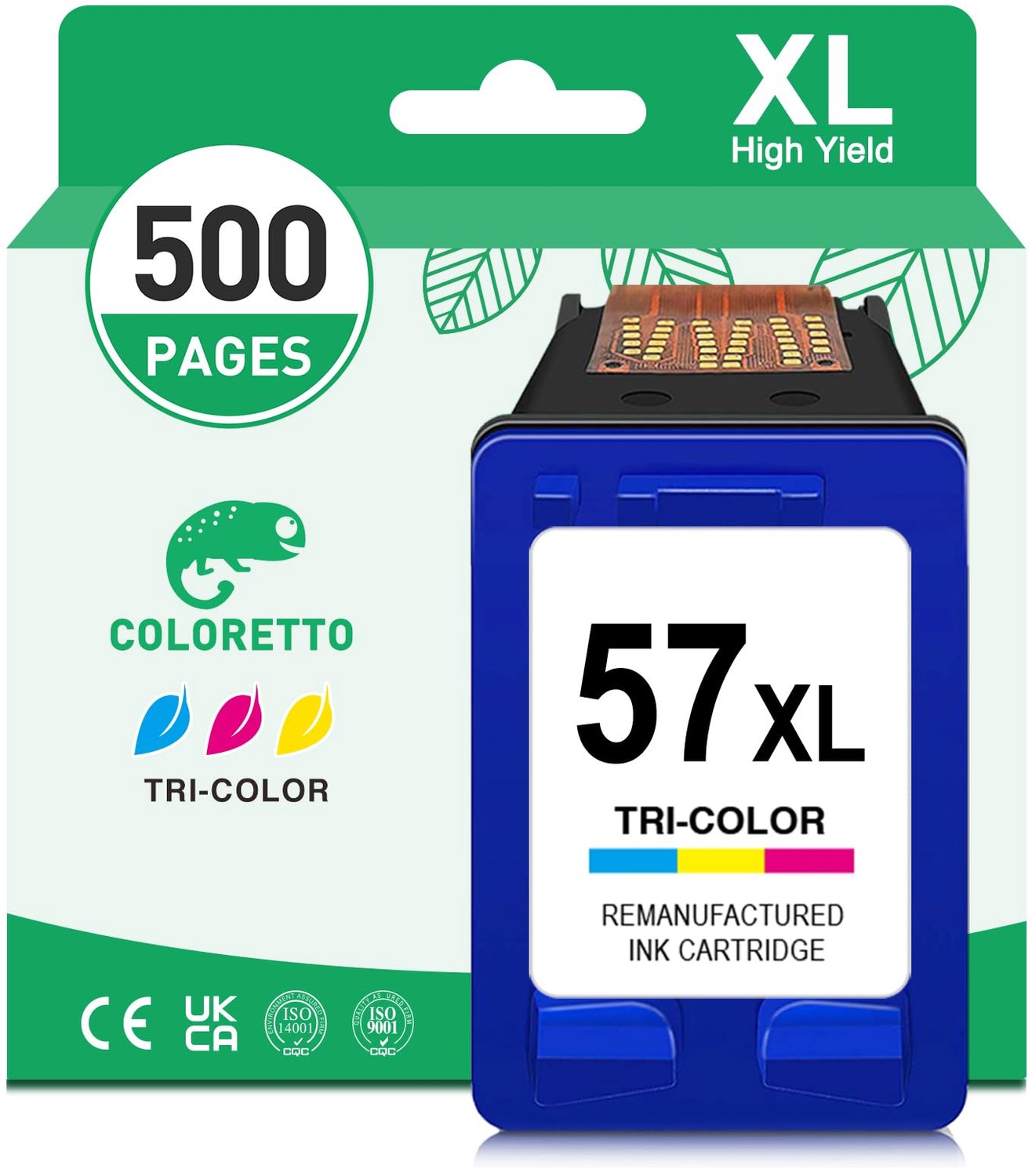 Inktcartridge Compatibel voor HP 57XL met Zwart