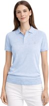 Ralph Lauren polo blauw gebreid van Pima-katoen voor dames - M