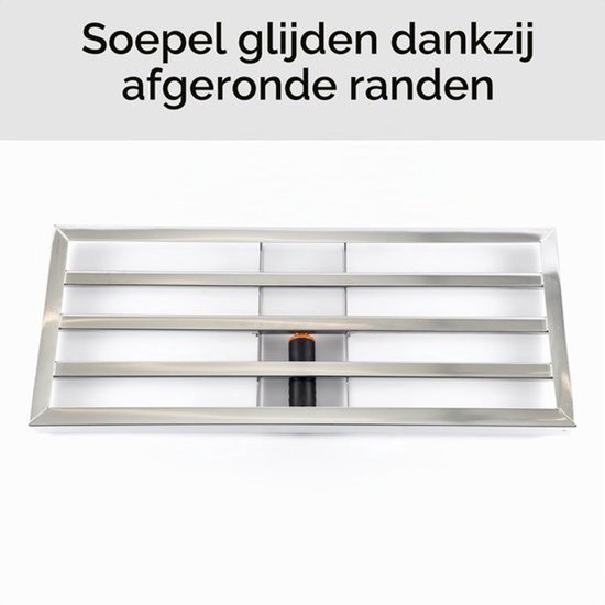 Gazon Hark (60 x 25 cm), Handige Gazon Hark [voor een rijkgroen gazon] – Incl. 2 meter steel – Niveleerhark voor gazonverzorging – Brede gazonhark voor het zanden — afbeelding 3