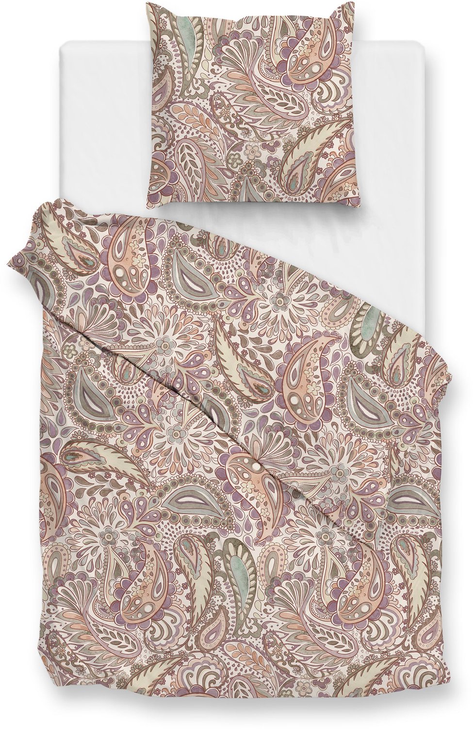 Zohome Dekbedovertrek Fe - Deken - Dekbed - Multi - 100% Katoen - Paisley - 1 sloop 60/70 cm