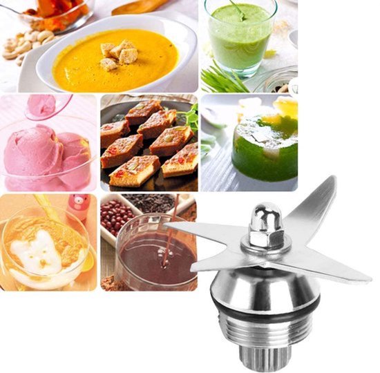 Roestvrijstalen blenderblad met 4 messen voor blender 1195 58625 15504 58805 15652 15643 — afbeelding 5