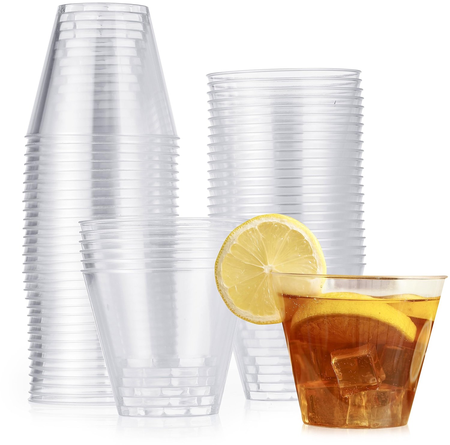 Kunststof Drinkbekers - Herbruikbaar - Voor Cocktails en Dranken - 60 stuks - 255 ml per beker