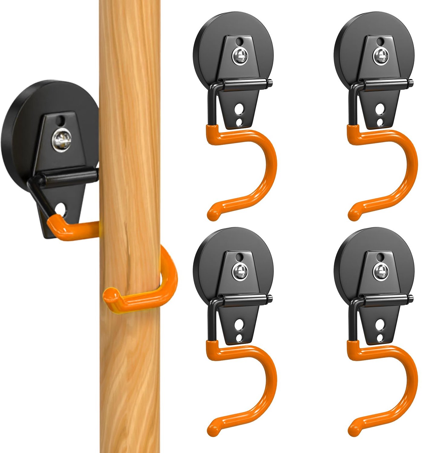 Set van 4 Sterke Magnetische Mop Houders