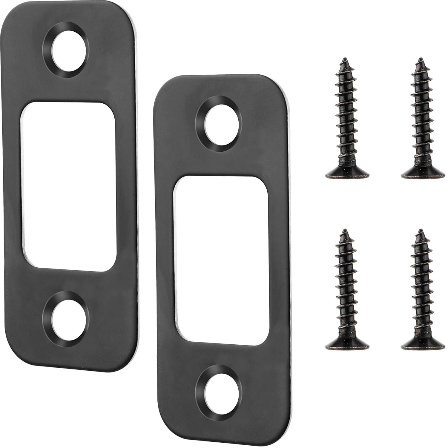 2 Stuks Deadbolt Locking Plates met Bevestigingsschroeven