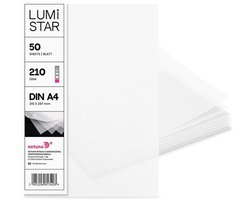 50x wit transparant papier A4 210 x 297 mm 210g printbaar kalkpapier voor uitnodigingskaarten scrapbooking scheidingsbladen architectuurplannen tekenen kalligrafie