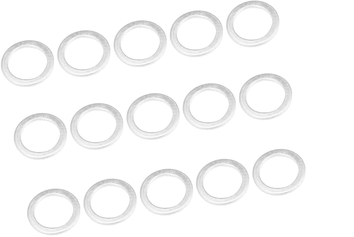 Knijpschijven 15 stuks - Afdichtingen voor automatische transmissievloeistof - Aluminium - Olieafvoerstop - Dichte afdichting - 14 x 20 x 1,5 mm - Afdichtringen