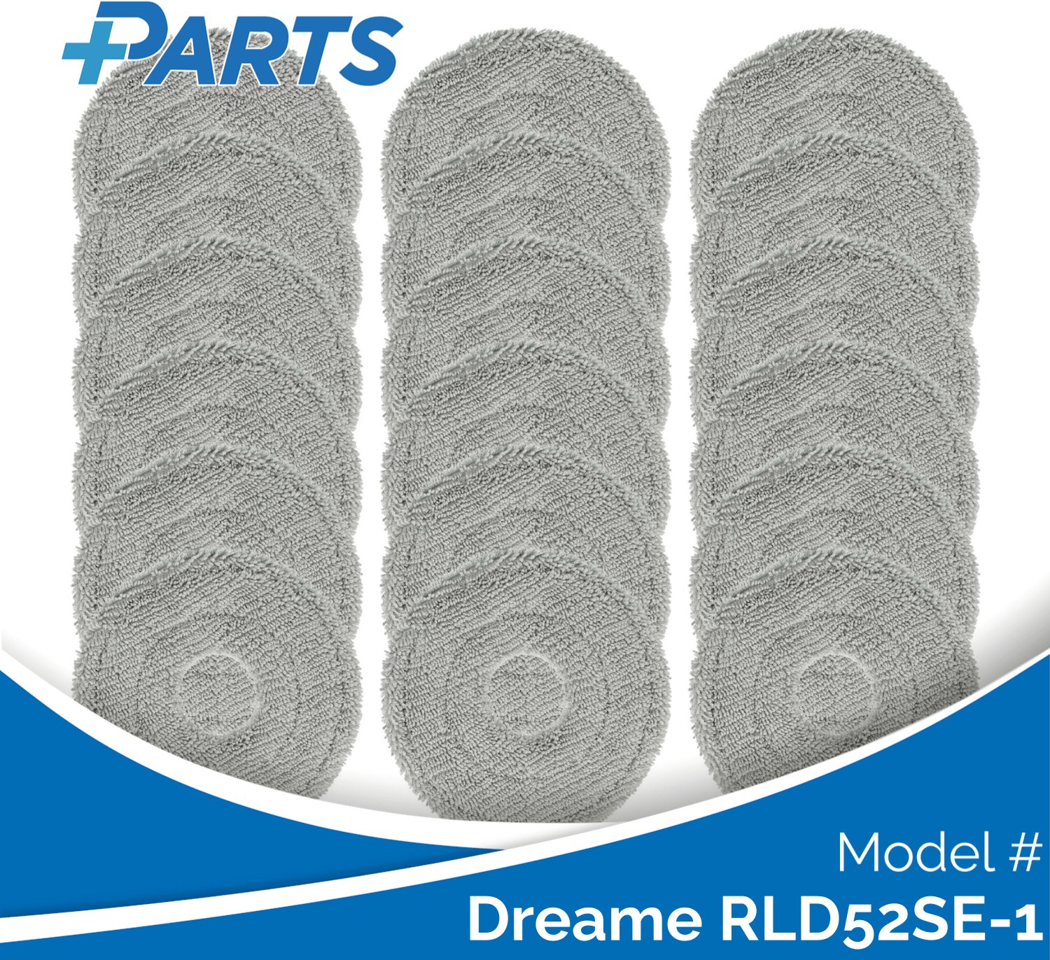 Plus.Parts Dreame RLD52SE-1 Dweilpads (18 Stuks, Plus.Parts® alternatief voor RMP8) Overig