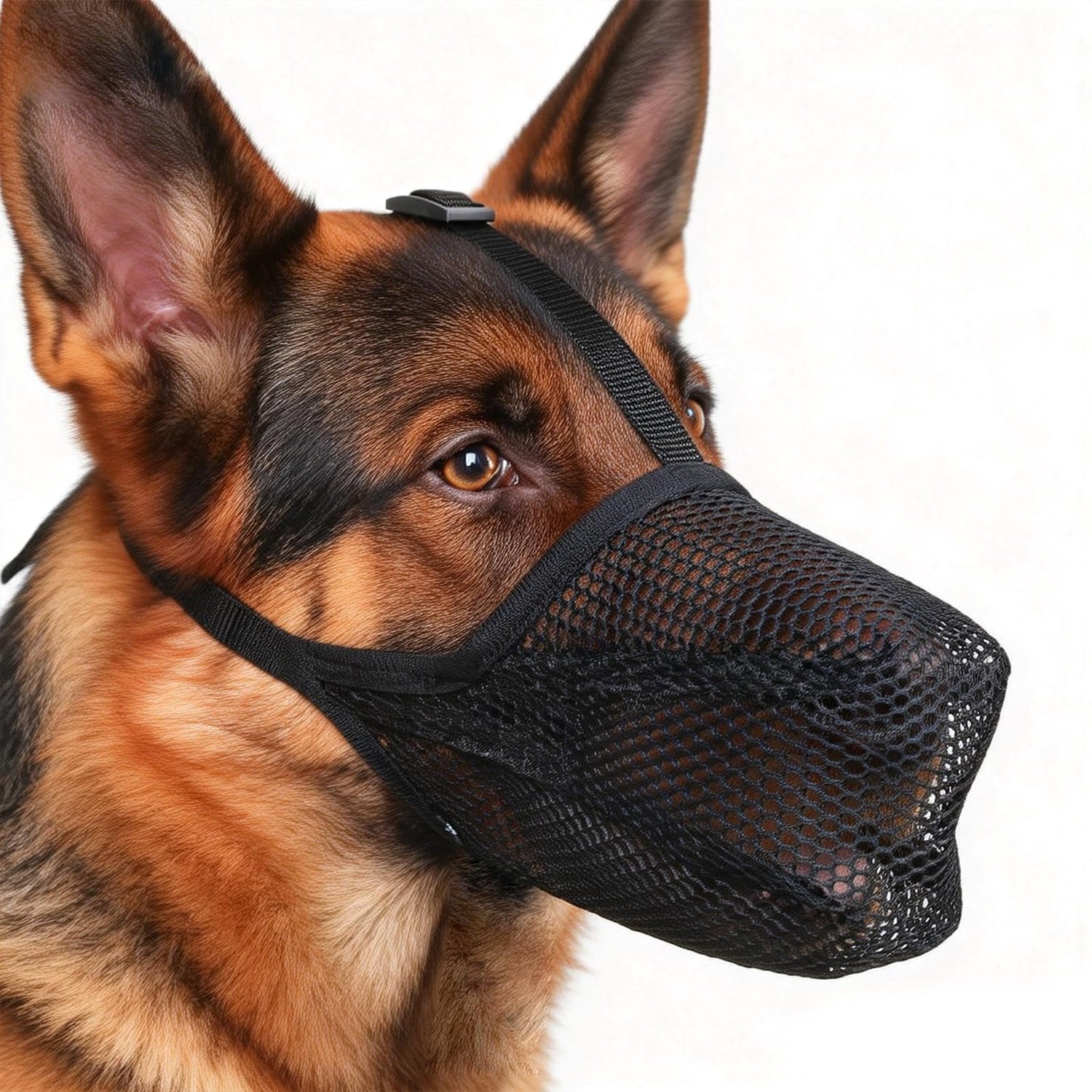 Ademend Muilkorf voor Honden, Verstelbaar en Comfortabel