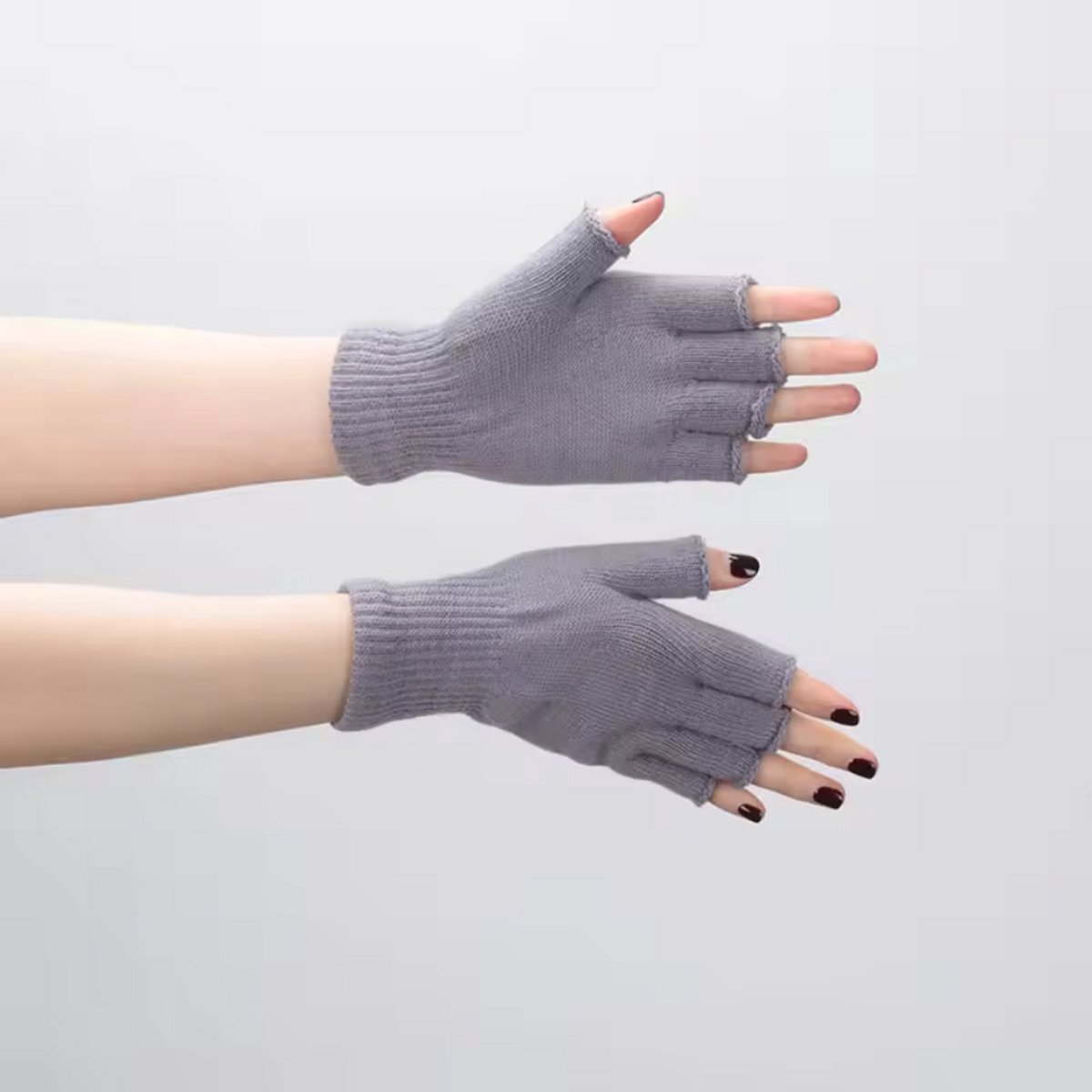 New Age Devi Vingerloze handschoenen Voor dames en heren perfect voor koud weer! Grijs
