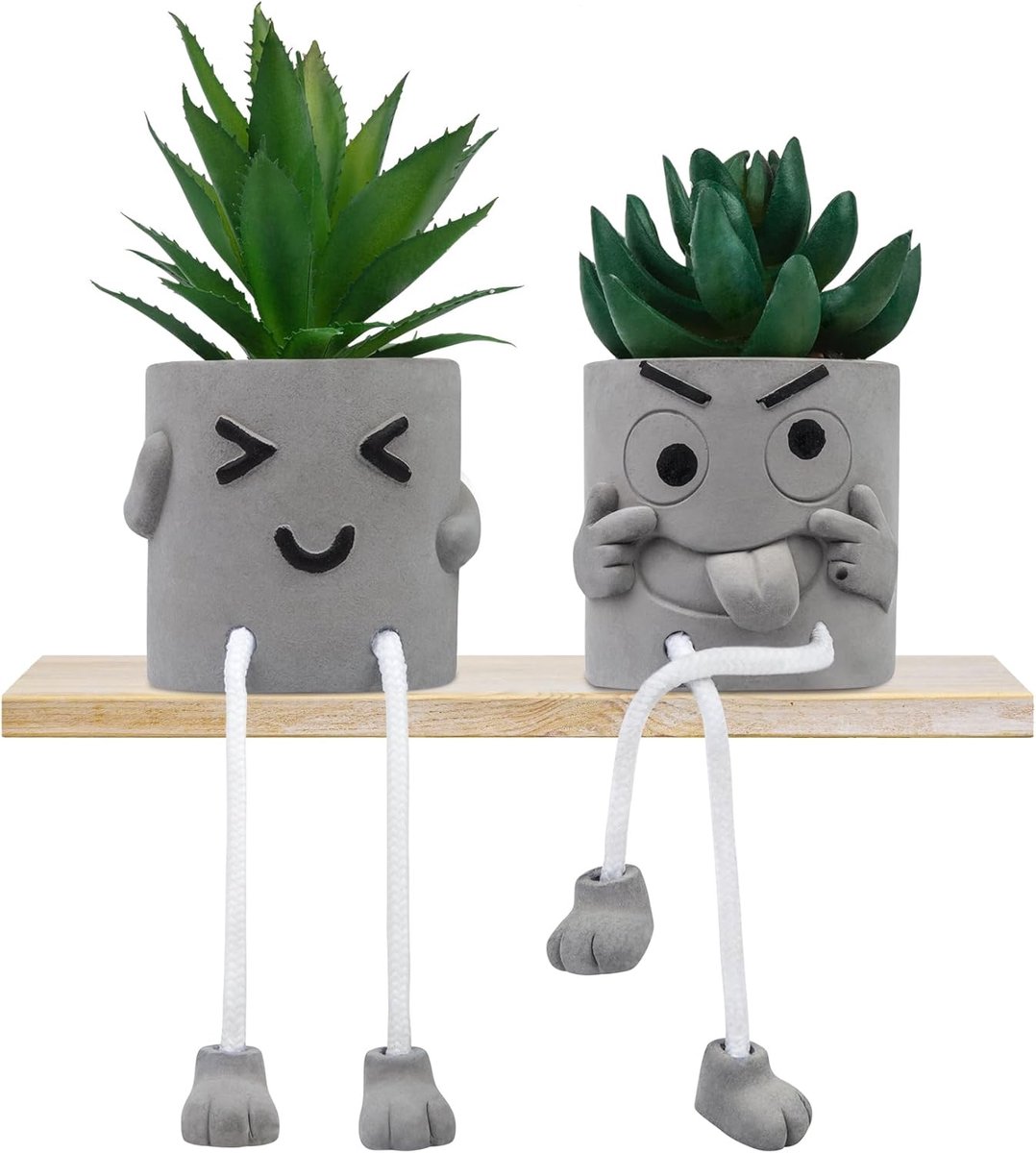 Kunstvetplanten - Set van 2 - 28 cm