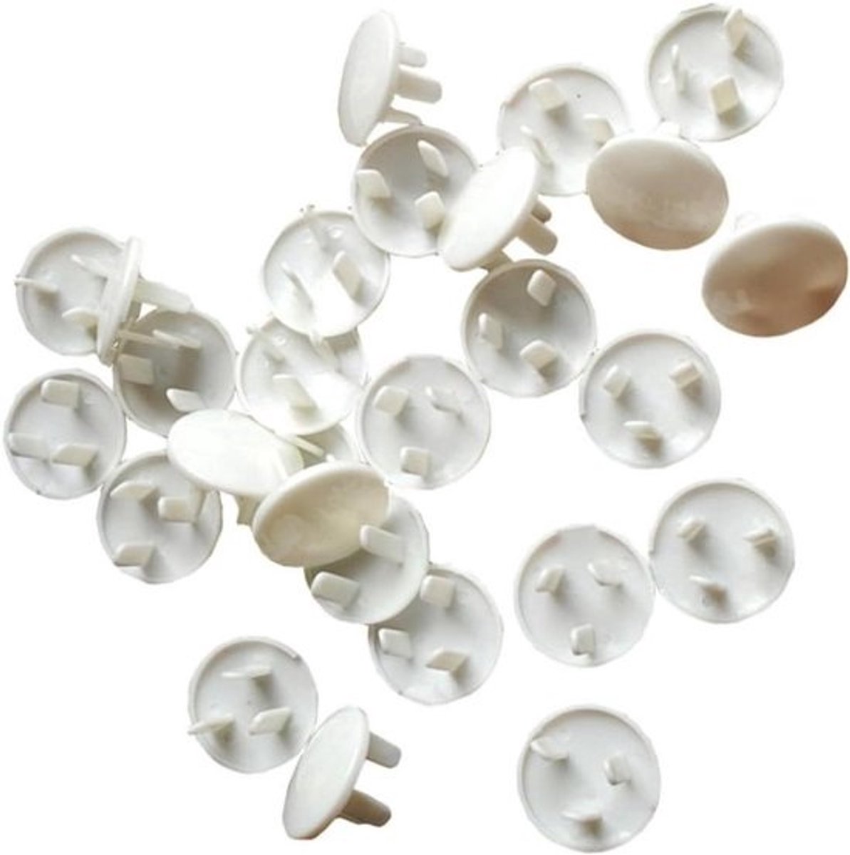 Stopcontact Beschermers - Stopcontact Covers Baby - Kindveiligheid Thuis - Minimaliseert Luchtlekken - 20 Stuks - Wit