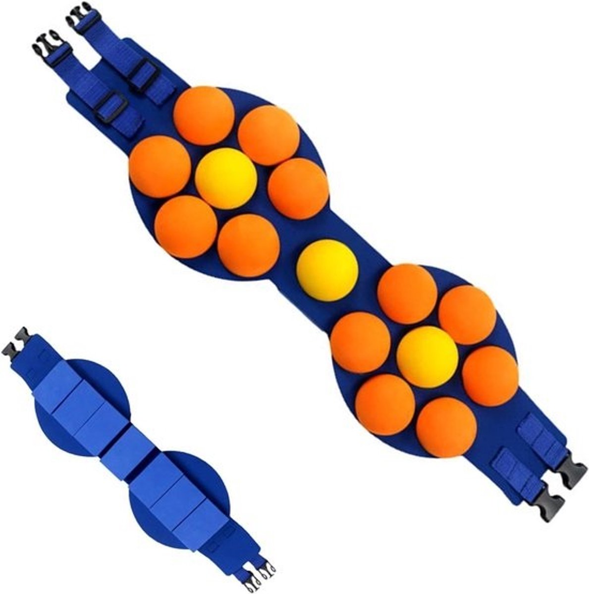 Zwemriem - Water fitness riem - Aquafitness training - Verstelbare rugondersteuning - 65x19x5 cm - Blauw