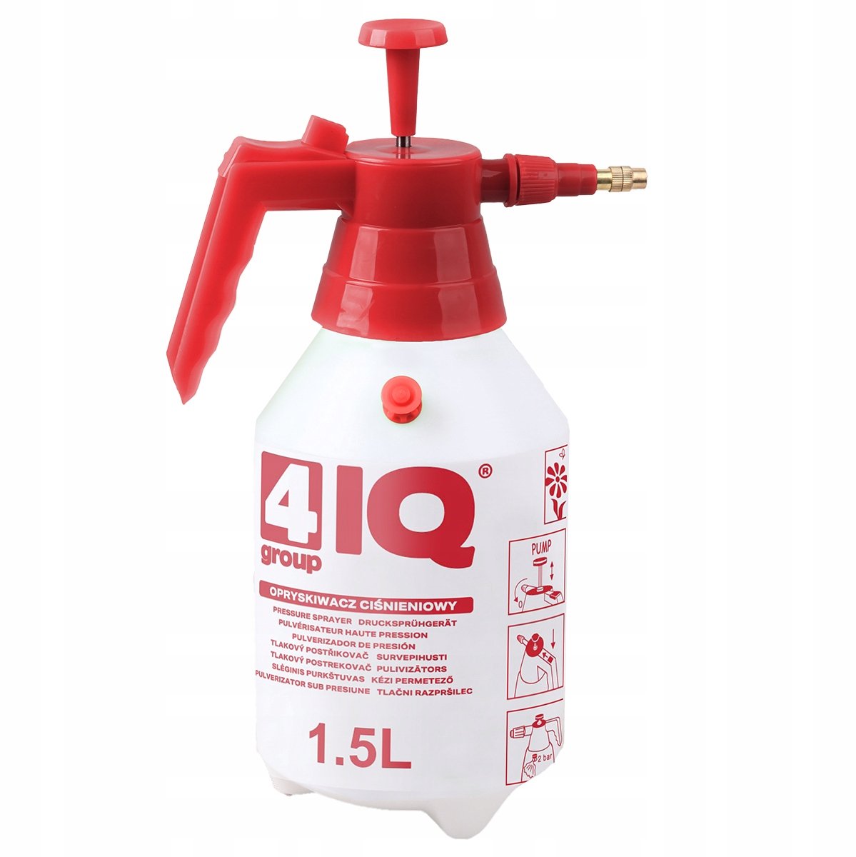 Handmatige Tuinsproeier 1.5L - Drukspuit voor Planten en Reiniging