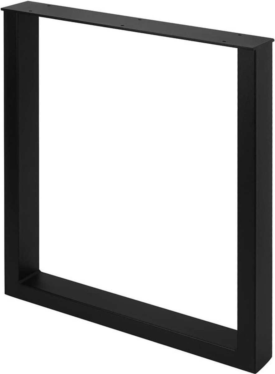 Tafelonderstel - Tafelpoten Set - Tafel Maken - Zware Uitvoering - 720 x 600 mm - Zwart Mat