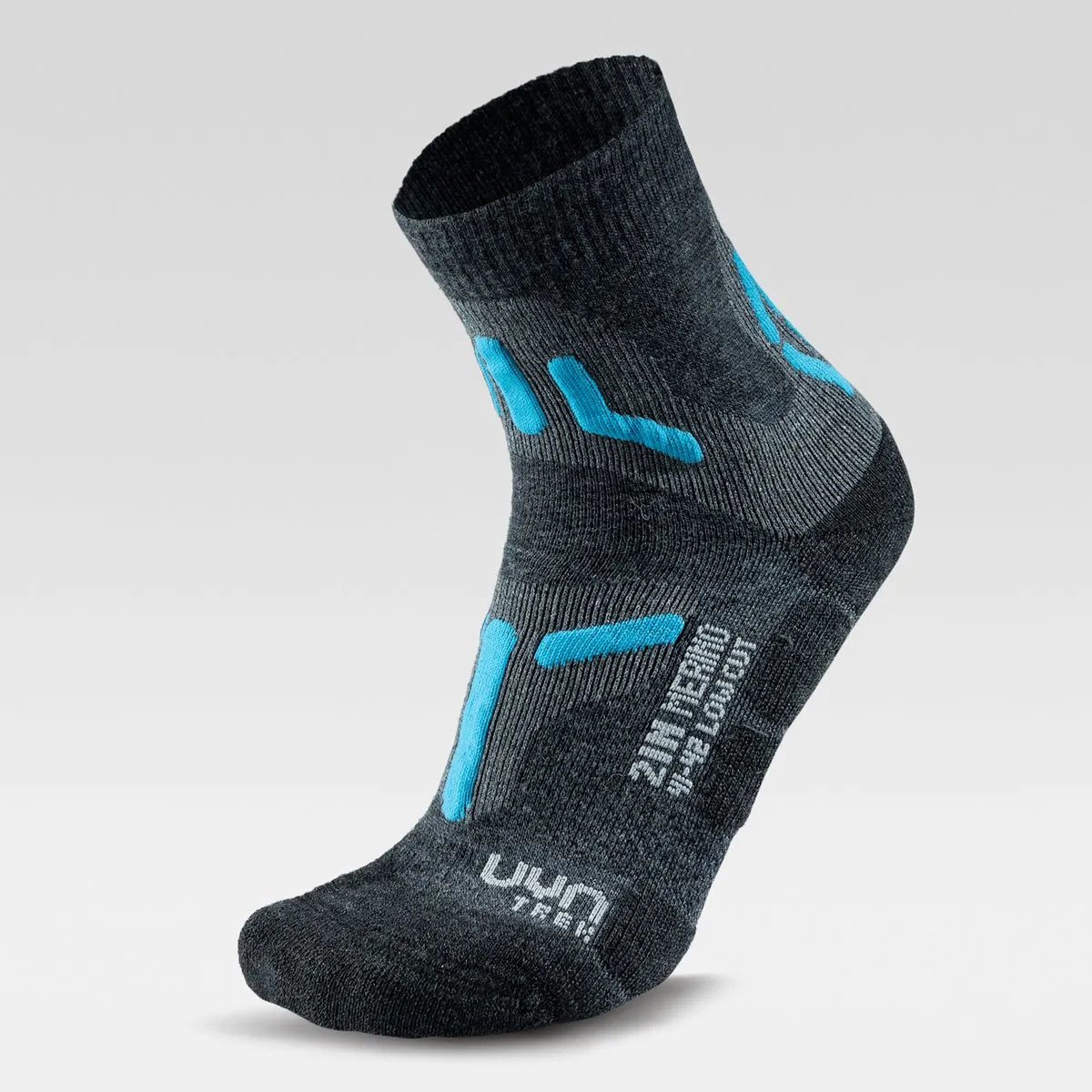 UYN 2IN Merino Low Cut Dames Wandelsokken 37-38 Grijs