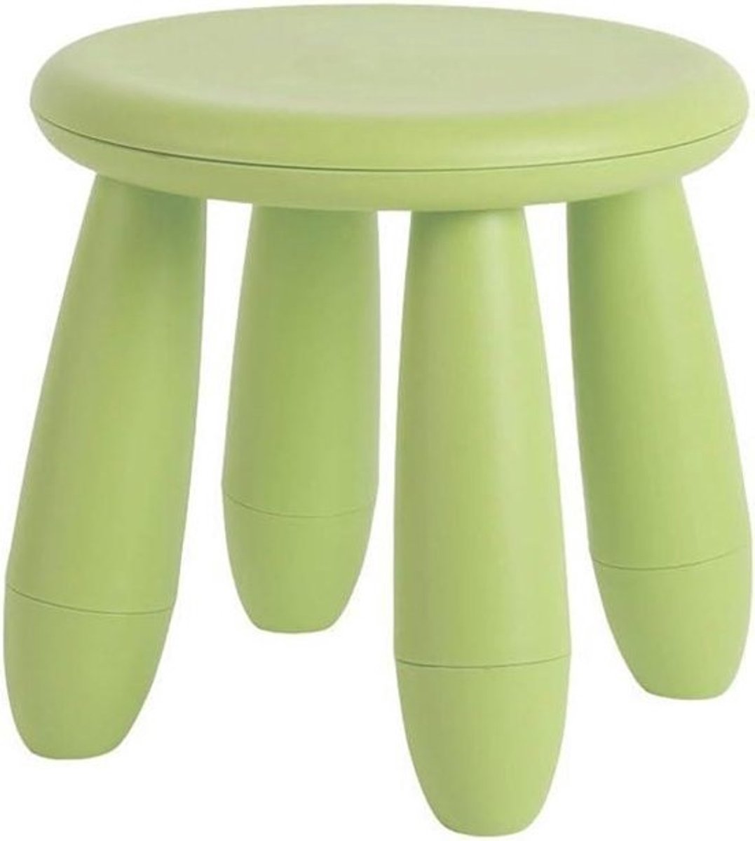 Kinder Kruk - Kinder Stoel - Voeten Wassen - Niet-Glijdend Oppervlak - 30x30x30 cm - Groente