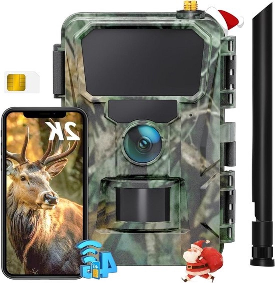 Wildcamera met Nachtzicht - Buitencamera - Waterdicht - Full HD - Outdoor opname