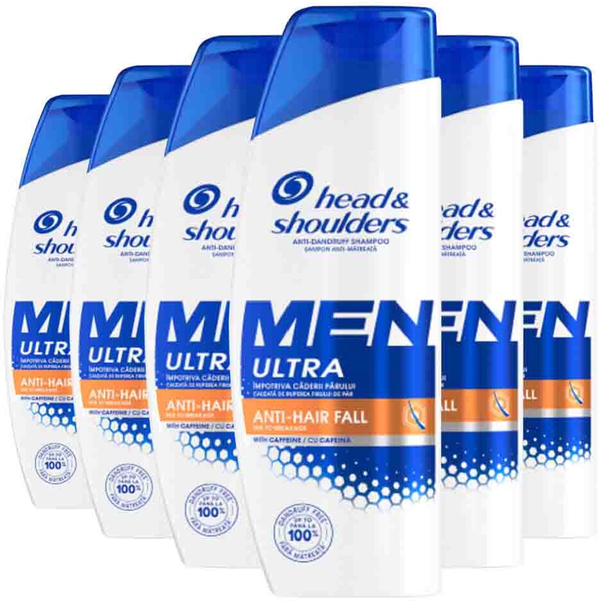Head & Shoulders - Shampoo For Men Anti-Hair Fall - 6 x 250 ml - Voordeelverpakking