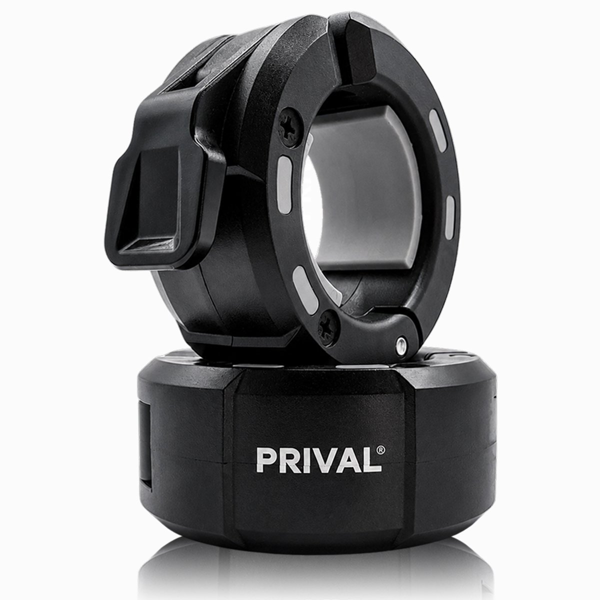 Prival Professionele Halterstang Sluitingen 50 mm – 2 Stuks – Barbell Collars voor Olympische Halterstang – Quick Lock – Zwart