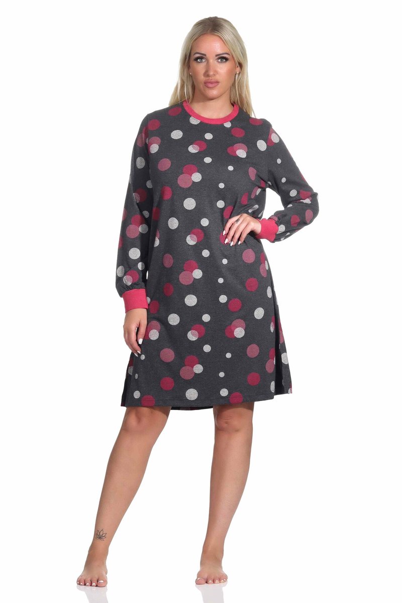 Normann dames nachthemd creative 71293 - Rood - L 44/46