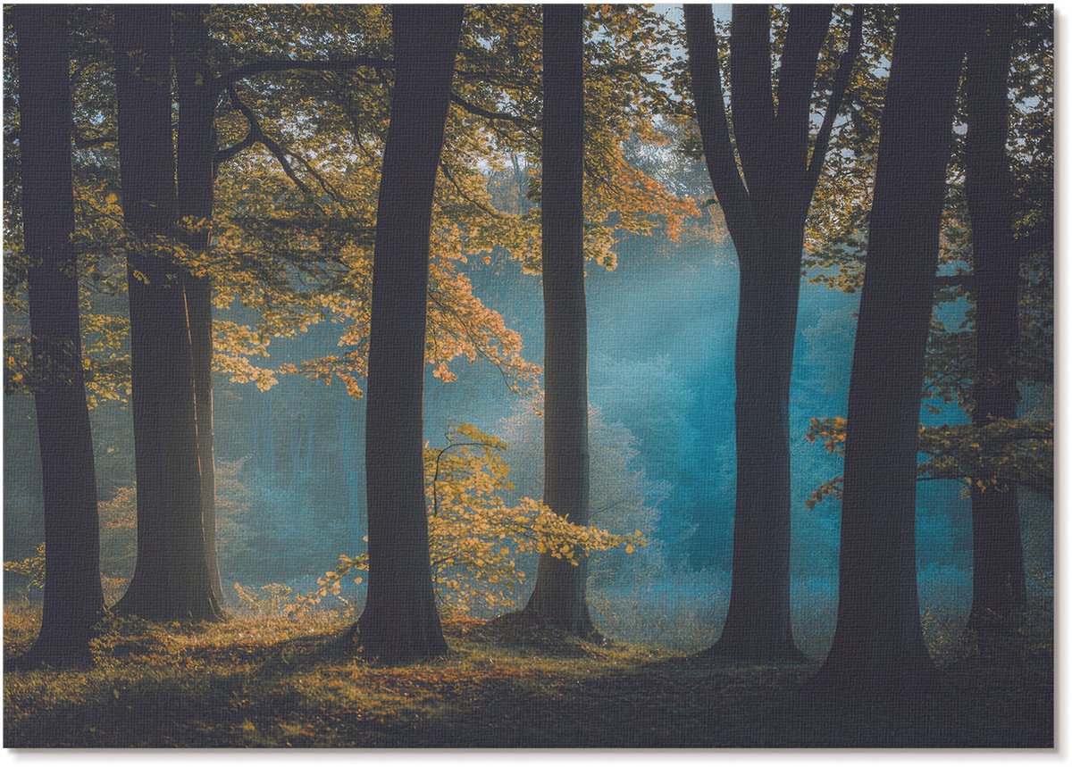 Tulup Polycanvas Wandposter - Retro Voertuig, Fotografie - A1 - Zwart-wit Motief - Rechthoek - Wandkunstwerk - Slaapkamer - Vintage