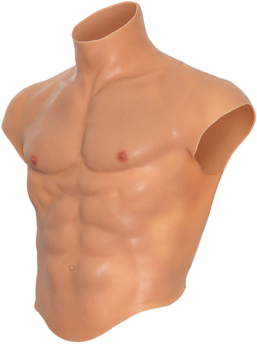 Hidden Desire Bodies Siliconen - Silicone Torso Pecs and Abs