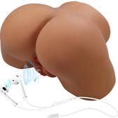 CRAZY BULL Masturbator With Vibration, Suction Effect And Voice 5.5 Cm