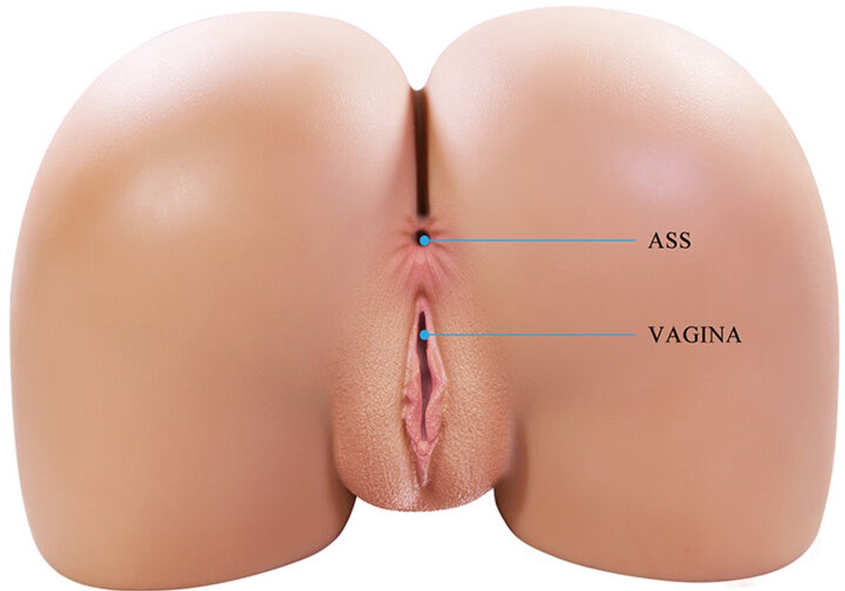 Julia XXL Dubbele Vaginale en Anale Vibrerende Masturbator