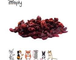 Zooply Cranberry - Kruiden & Snacks - 100% natuurlijk - Voor konijnen & cavia's - 250 gram