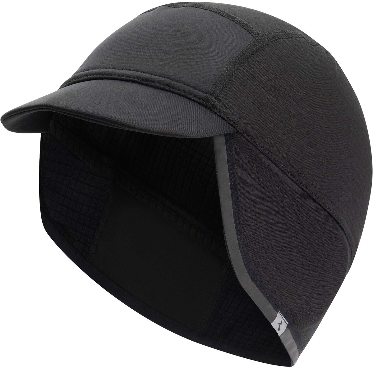 Rogelli Deep Winter Dames en Heren Fietssmuts Met Klep - Zwart
