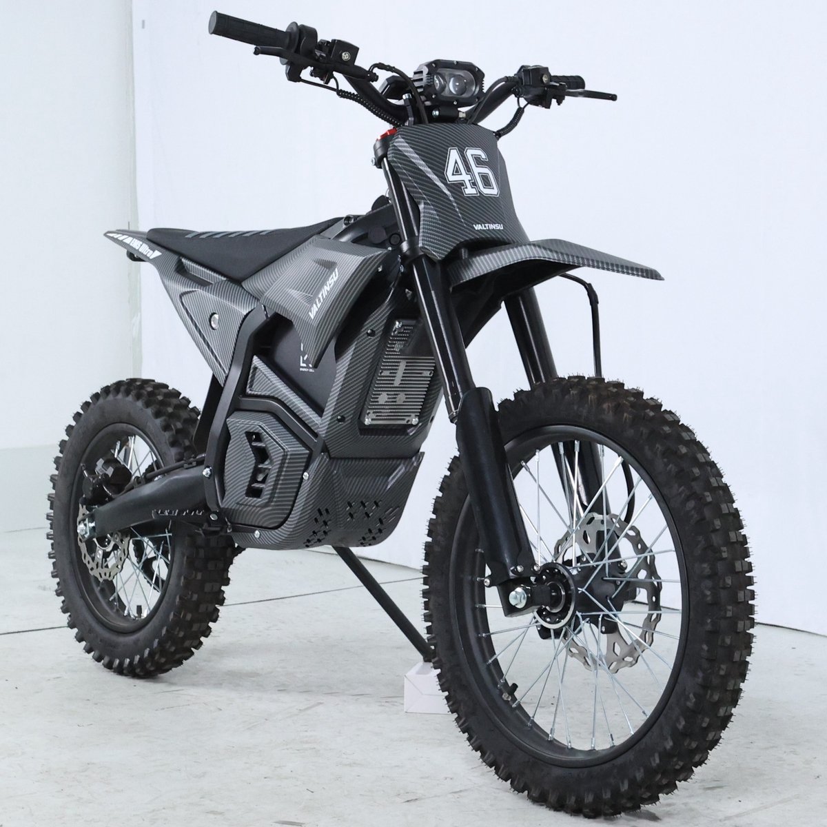 NexGen EM5 Ultra Elektrische Crossmotor - 72V 8000W - Offroad Dirtbike - Elektrische Motor - Pitbike - Alleen voor Eigen Terrein - Zwart
