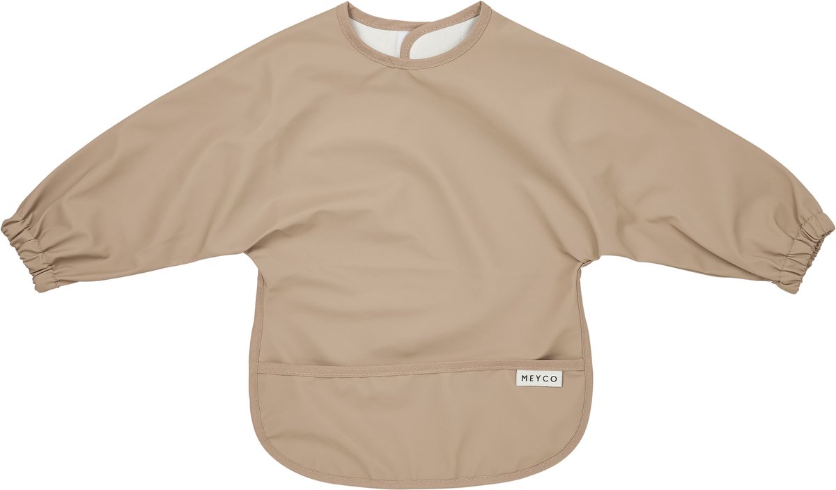 Meyco Baby Uni Mouwslab - Taupe