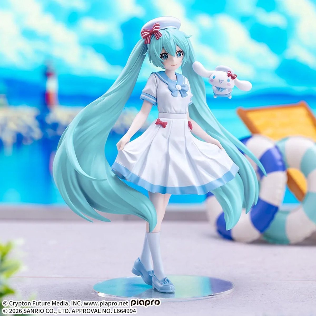 Figure Hatsune Miku Marine Ver. Hatsune Miku × Cinnamoroll XStellar Series 19cm