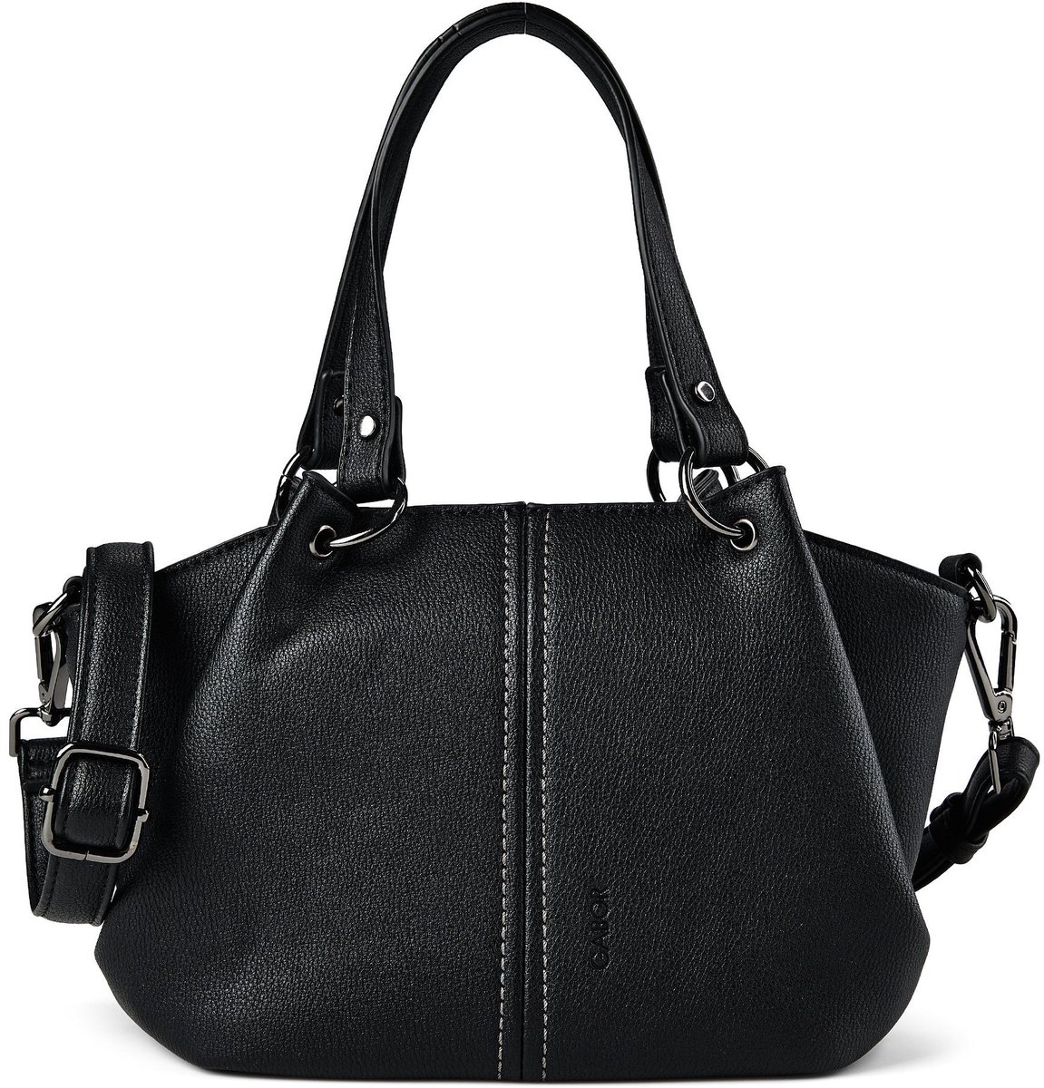 Gabor handtas schoudertas Marcelina Zip Shopper Black zwart