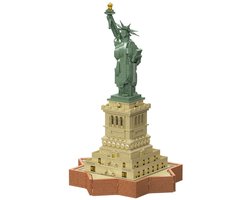 Mould King 22032 Vrijheidsbeeld bouwset | Amerika New York icons modelbouw | Creator expert architecture bouwpakket | Technische speelgoed ideas voor volwassenen & kinderen | Big Apple Landmark | Decoratie geschikt voor Lego | Bouwdoos met 2620 bloks