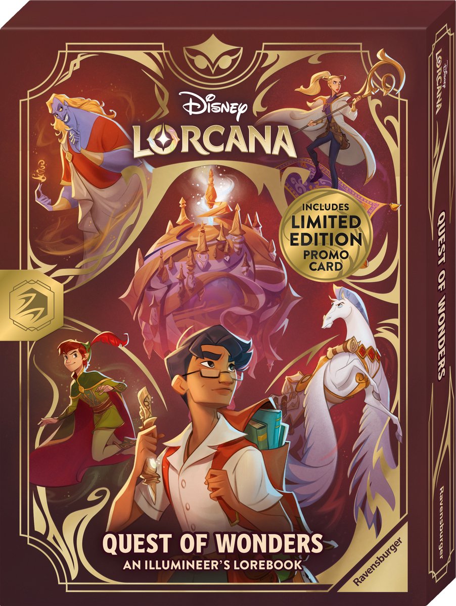 Disney Lorcana - Quest of Wonders: An Illumineer’s Lorebook - Hardcover