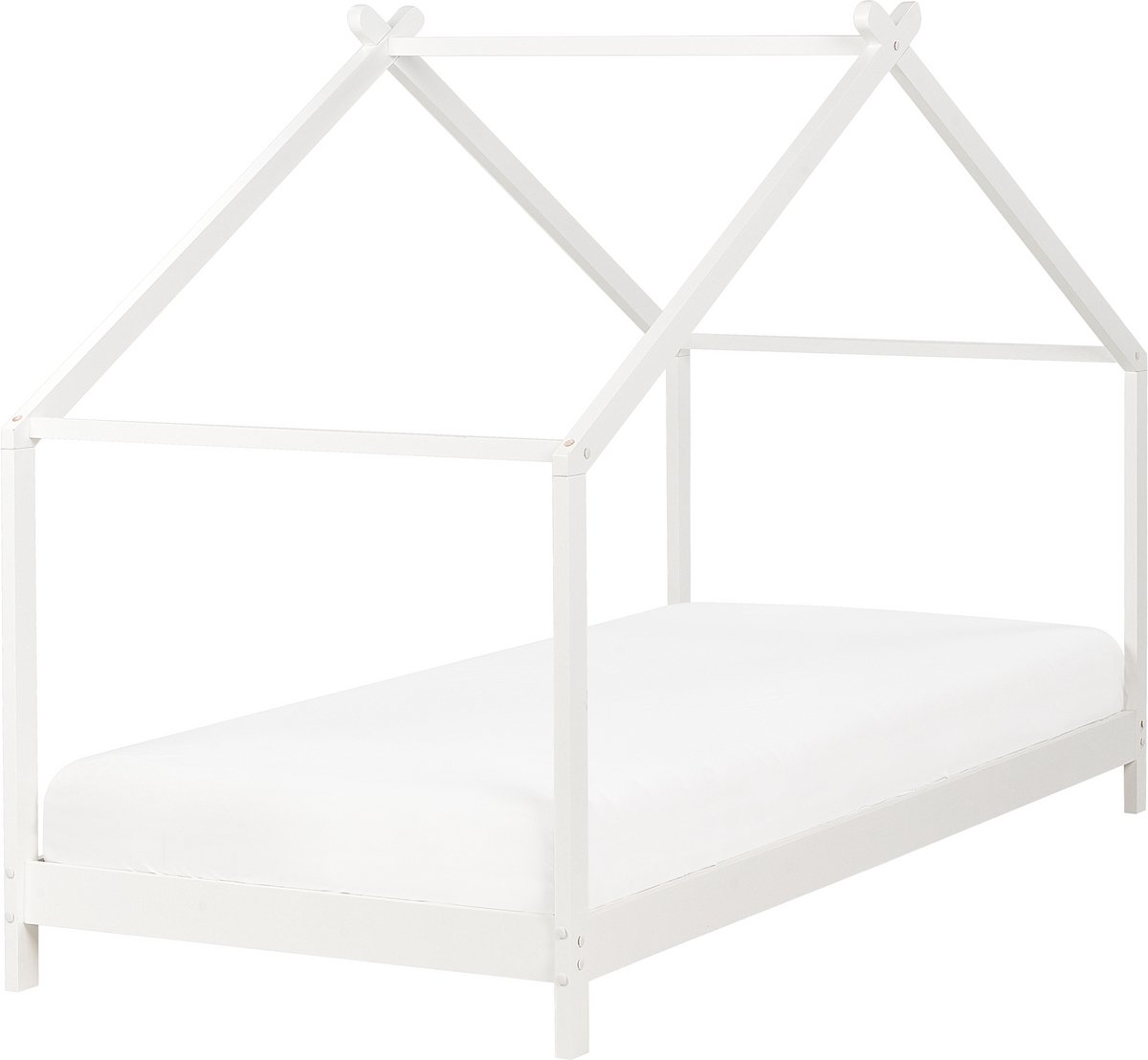 ORLU - Kinderbed - Wit - 90 x 200 cm - Dennenhout