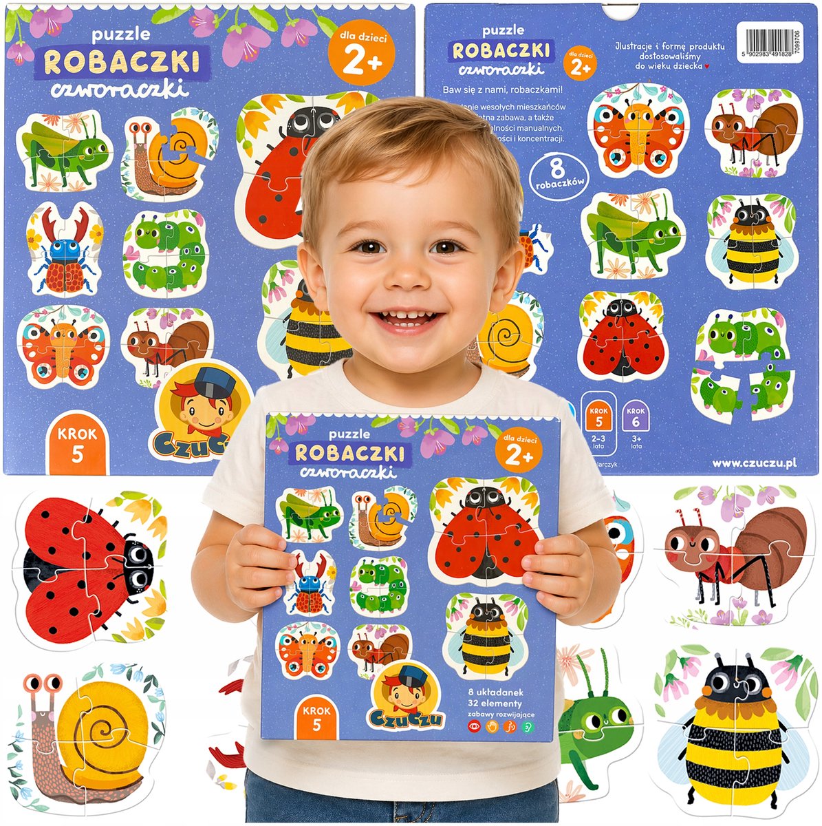 Educatieve Puzzel voor Peuters - 32 Grote Stukjes - 2+ Jaar