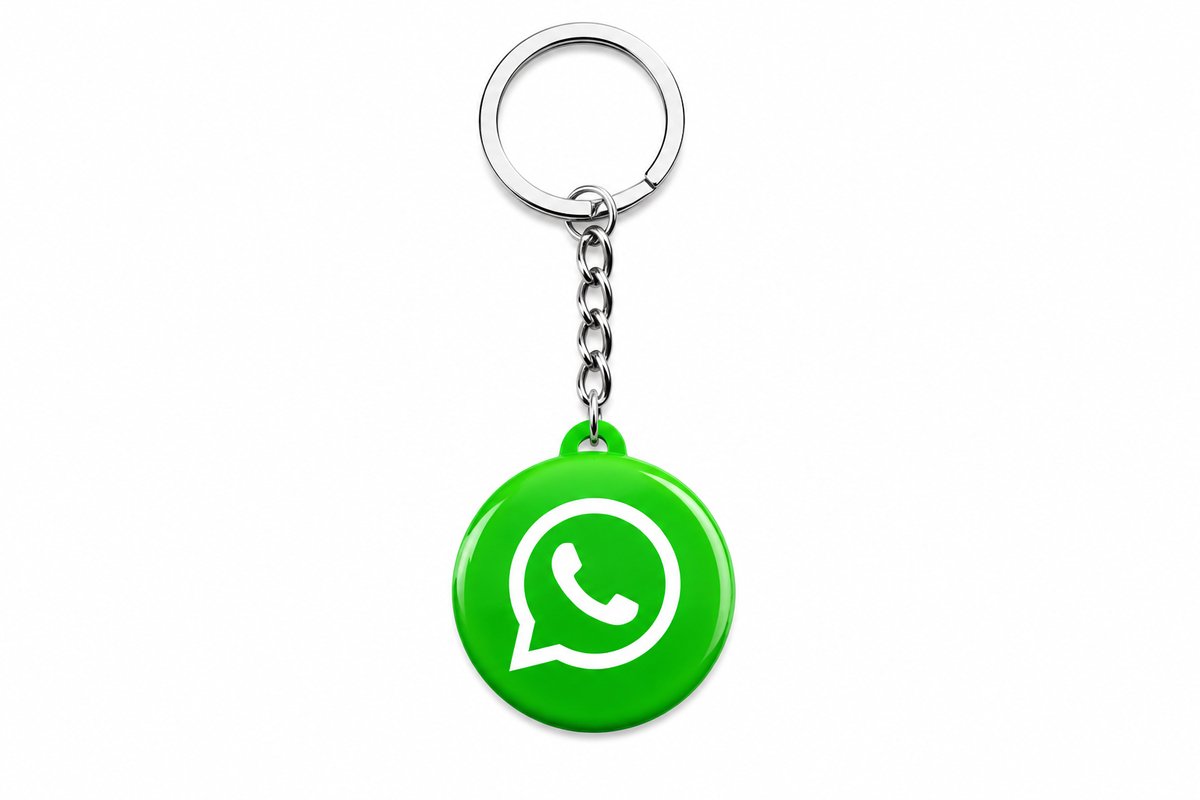 WhatsApp NFC Sleutelhanger – Programmeerbare NFC Tag – Deel Contact met Eén Tik – Groen