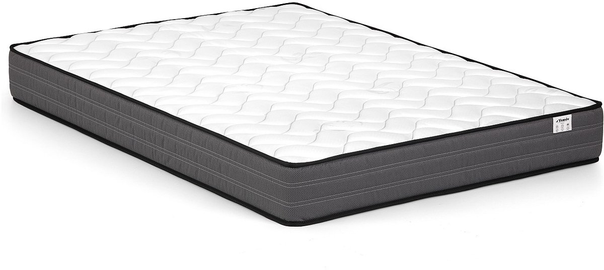 Vente-unique Bed met opbergruimte fluweel crème 120 x 190 cm
