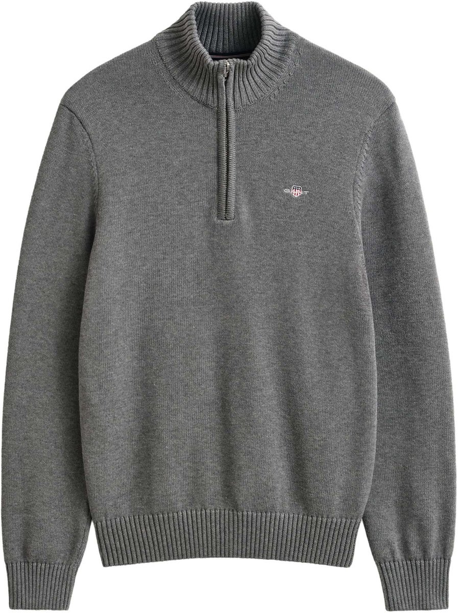 GANT Gebreide trui CLASSIC COTTON HALF ZIP Set van 1